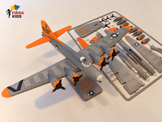 B-17 Flying Fortress Plane Kit Card