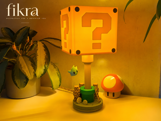 Question Block Galaxy Table Lamp