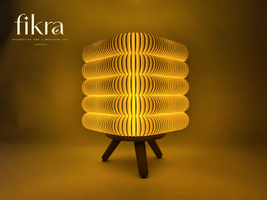 Square Ribbed Table Tealight Lamp
