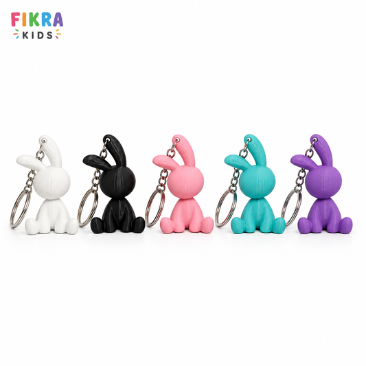 Mini Bunny Keychain-yellow