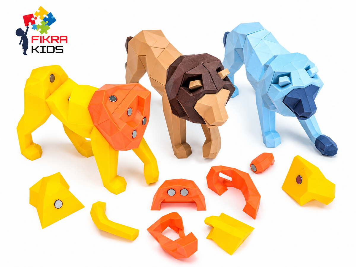 Magnetic Lion Puzzle