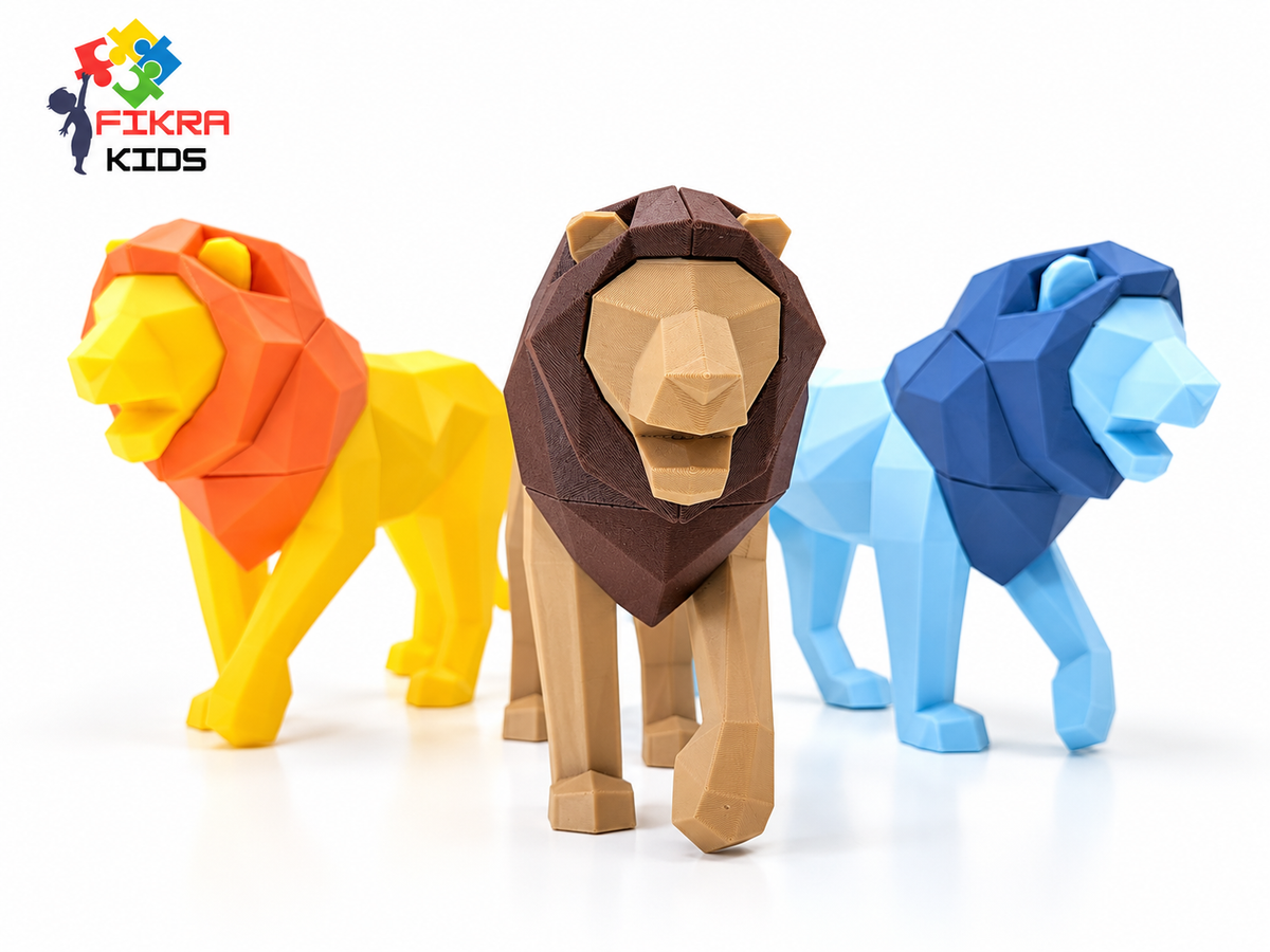 Magnetic Lion Puzzle